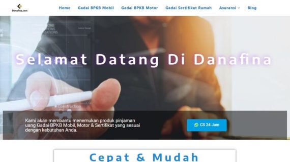 Nikmati Kemudahan Gadai BPKB Mobil, Motor dan Sertifikat Hanya di Danafina